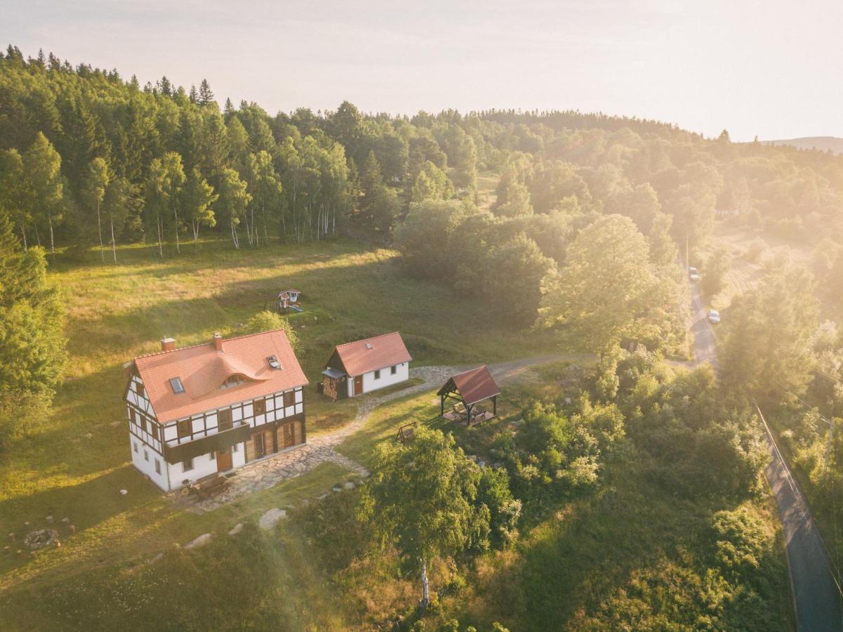 Izerski Horyzont - Dom Z Balia W Lesnej Perspektywie Kopaniec Eksteriør billede